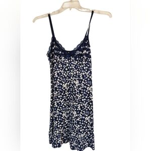 Floral Navy Nightgown